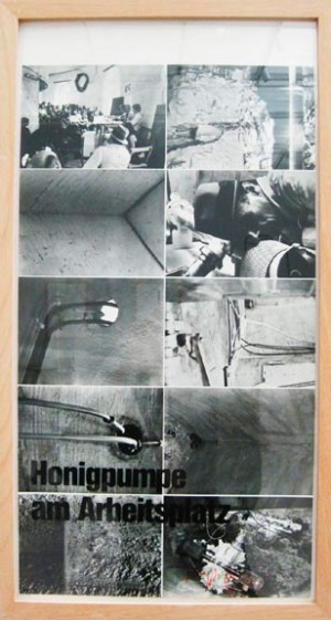 Joseph Beuys - Honigpumpe am Arbeitsplatz (Honeypump in the Workplace), 1977, proofsheet. Offset with silkscreen, stamped