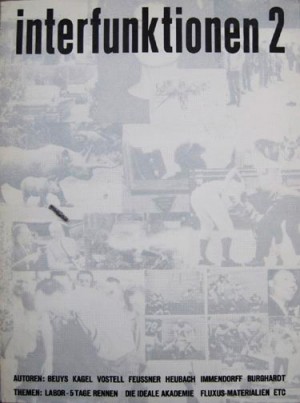 Joseph Beuys - in interfunktionen 2, 1969, offset; stamped; on page 63 of magazine