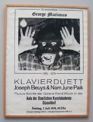 Joseph Beuys - In memoriam George Maciunas, 1978