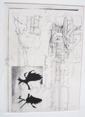 Joseph Beuys - Iphigenie-Set, 1974, one of eight offset prints mounted on cardstock