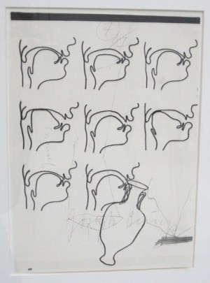 Joseph Beuys - Iphigenie-Set, 1974, one of eight offset prints mounted on cardstock