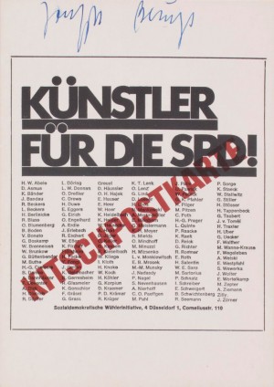 Joseph Beuys - Kitsch Postkarte Nr. 2, 1980