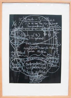 Joseph Beuys - L&#039;arte è una zanzara dalle mille ali (Art is a mosquito with a thousand wings), 1981, one of four photoetchings on wove in cloth portfolio