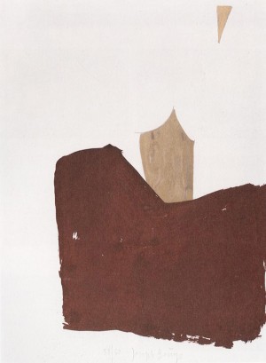 Joseph Beuys - ohne Titel, aus dem Fünf Lithographien, 1977