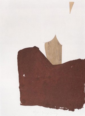 Joseph Beuys - ohne Titel, aus dem Fünf Lithographien (Untitled, from the portfolio Five Lithographs), 1977, lithograph on wove