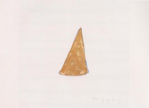 Joseph Beuys - ohne Titel, aus dem Portfolio Spur II, 1977
