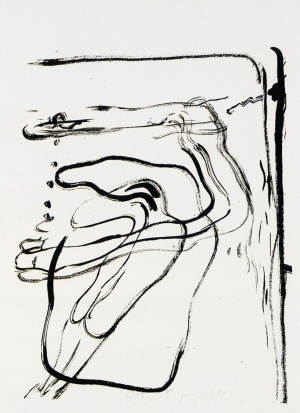 Joseph Beuys - ohne Titel, aus dem Portfolio Spur I, 1974