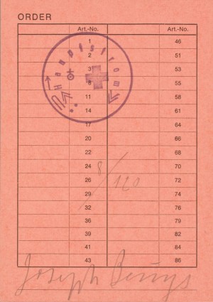 Joseph Beuys - Order, 1973