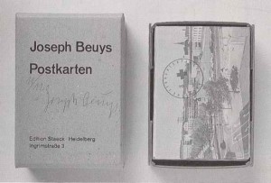 Joseph Beuys - Postkarten (Postcards 1968-1974), 1974, box with 26 postcards and two postcard objects