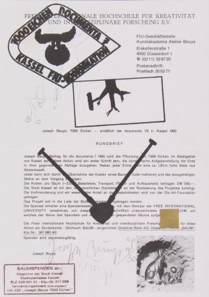 Joseph Beuys - Rundbrief F.I.U, 1982-84