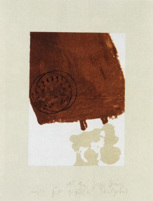Joseph Beuys - Suite Schwurhand: mit Fett gefüllte Skulptur, 1980