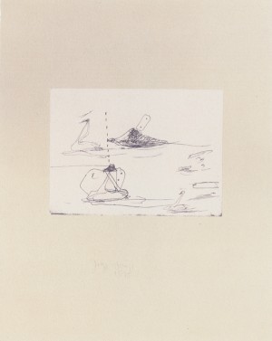 Joseph Beuys - aus: Intelligenz der Schwäne aus der Suite Tränen (from: Intelligence of Swans from Suite Tears), 1985