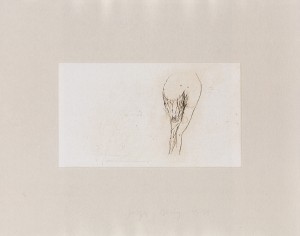 Joseph Beuys - Frauentorso aus der Suite Tränen (Female Torso from Suite Tears), 1985