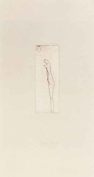 Joseph Beuys - Jungfrau aus der Suite Tränen (Virgin from Suite Tears), 1985