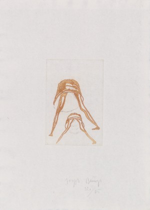Joseph Beuys - Petticoat aus der Suite Tränen, 1985