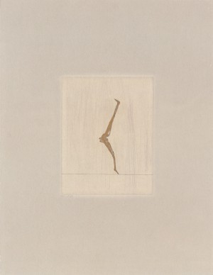 Joseph Beuys - Seiltänzerin aus der Suite Tränen (Tightrope Dancer from Suite Tears), 1985