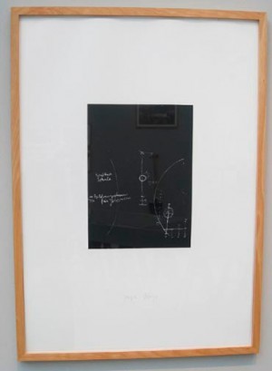 Joseph Beuys - Tafel I (Blackboard I), 1980, silkscreen on cardstock