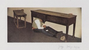 Joseph Beuys - Terremoto in palazzo (Earthquake in the Building), 1983, color offset on wove