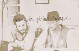 Joseph Beuys - Title Unknown. Postcard from Eva Beuys, [Description: Meeting with Josph Beuys, 1981. Photo credited to Jessica Beuys], 1981