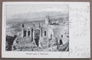 Joseph Beuys - von Gloeden Postkarten: Théatre grec à Taormine, 1978