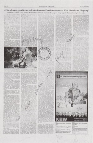 Joseph Beuys - wer nicht denken will fliegt raus (Whoever Won&#039;t Think, Gets Kicked Out), 1977