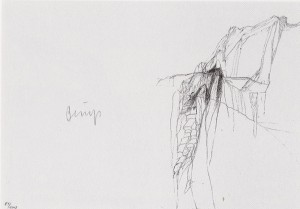 Joseph Beuys - Zeichnungen zu Codices Madrid von Leonardo da Vinci, 1975, granolithograph