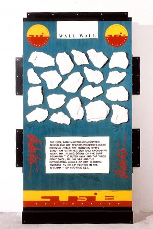 Ashley Bickerton - Wall Wall #8 (The Cool Damp Subterranean), 1988