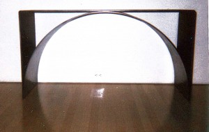 Scott Burton - Semi-Circle Table, 1993, hot rolled steel