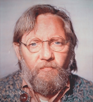 Chuck Close - John, 1971-72, acrylic on gessoed canvas