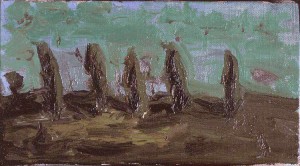George Condo - Landscape, 1985