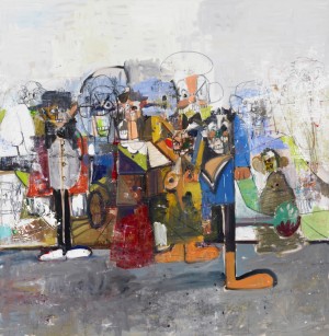 George Condo - Central Park, 2009