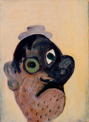 George Condo - White Eyes, 1985