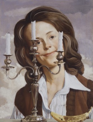 John Currin - Anna, 2004, oil on canvas