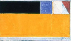 Richard Diebenkorn - Untitled, 1987, acrylic, crayon, graphite and pasted paper on paper