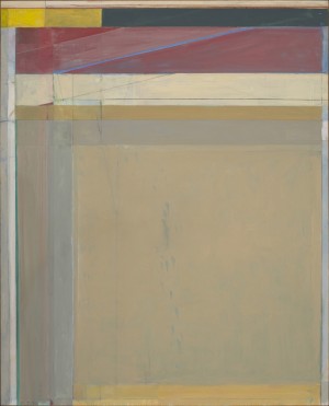 Richard Diebenkorn - Untitled, 1987, acrylic, crayon, graphite and pasted paper on paper