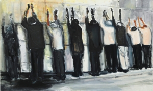 Marlene Dumas - Wall Weeping, 2009, oil on linen
