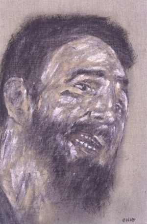 Leon Golub - Castro 3 (1964), 1977, acrylic on linen