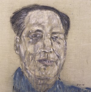 Leon Golub - Mao Tse Tung (1968), 1978, acrylic on linen