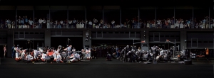 Andreas Gursky - F1 Boxenstopp II, 2007, chromogenic print mounted on Plexiglas in artist&#039;s frame