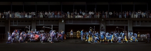 Andreas Gursky - F1 Boxenstopp III, 2007, chromogenic print mounted on Plexiglas in artist&#039;s frame