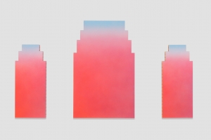 Untitled (Tiled Flat Triptych) - Alex Israel | The Broad