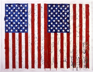 Jasper Johns - Flags I, 1973, silkscreen, 31 screens