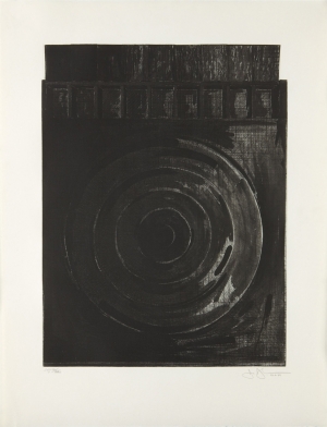 Jasper Johns - Target with Plaster Casts, 1990, drypoint, with etching and aquatint
