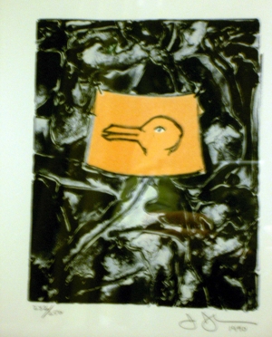 Jasper Johns - Untitled, 1990, lithograph, three plates