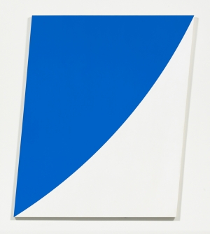 Ellsworth Kelly - Blue Curve V, 1972, oil on canvas
