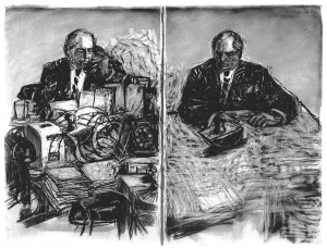 William Kentridge - Stereoscope, 1999, film with sound transferred to Betacam and DVD