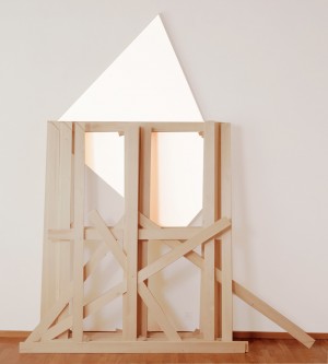 Imi Knoebel - vivimus, 1987, acrylic on plywood and wood stretchers