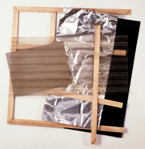 Imi Knoebel - o.T., 1987, fiberglass, aluminum, plastic, cardboard and wood