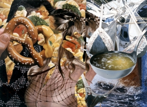 Jeff Koons - Couple, 2001, oil on canvas