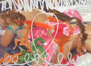 Jeff Koons - Couple (Dots) II, 2009, oil on canvas